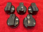 Black & Grey Set Of 5, W10339442 Whirlpool Gas Range Knobs Kip 5J 24. Fixed Price $24.00.
