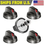 DG64-00473B For Samsung Stove Knob Replacement, Black Stainless Steel (5PCS). Fixed Price $34.99.