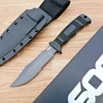 Sog Seal Pup Fixed Knife 4.75" AUS-8 Steel Blade Glass Reinforced Zytel Handle. Fixed Price $67.79.