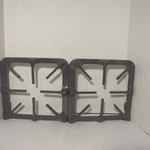 Fumatec (set Of 2) Gray Gas Stove Burner Grates, Fit Maytag/amana 9.5" X 10 1/8". Fixed Price $50.00.