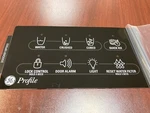 Fridge Interface, Overlay Only WR55X10298/ WR55X10501/ WR55X10631/ WR55X10415. Fixed Price $34.99.