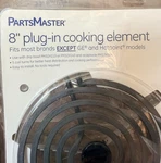 Partsmaster Inch Plug-in Cooking Element Burner Set Of Gray PM30X208 Stove. Fixed Price $18.99.