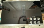 Kitchenaid KCED606GSS 36" Ceramic-glass 5 Element Electric Downdraft Cooktop. Fixed Price $1600.00.