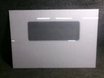 WP9762476 Whirlpool Range Oven Outer Door Glass 29 1/2" X 20 1/8" - White. Fixed Price $40.00.