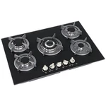Built-in Gas Cooktop Propane Stove 30 5 Burner Dual Fuel Tempered Glass. Fixed Price $165.99.