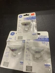 Lot Of 3)PART 81770,G Lighting,ge, Q50MR16CGFLCD-BA, 50W, Warm White, Halogen. Fixed Price $10.20.