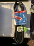 Power Supply Replacement Cord, 16/3 Sjtw, Black, 3-FT. -09703ME Free Ship. Fixed Price $10.49.